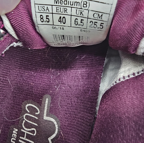 Brooks Glycerin 16 Women's Size 8.5 B (Medium) Running Shoes Purple Plum - Picture 5 of 8